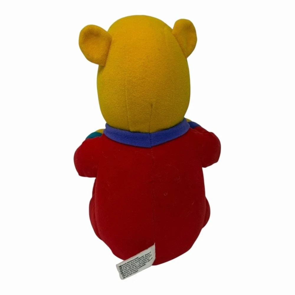 Disney Winnie the Pooh Sensory Plush Toy with Pouch and Butterfly Teether